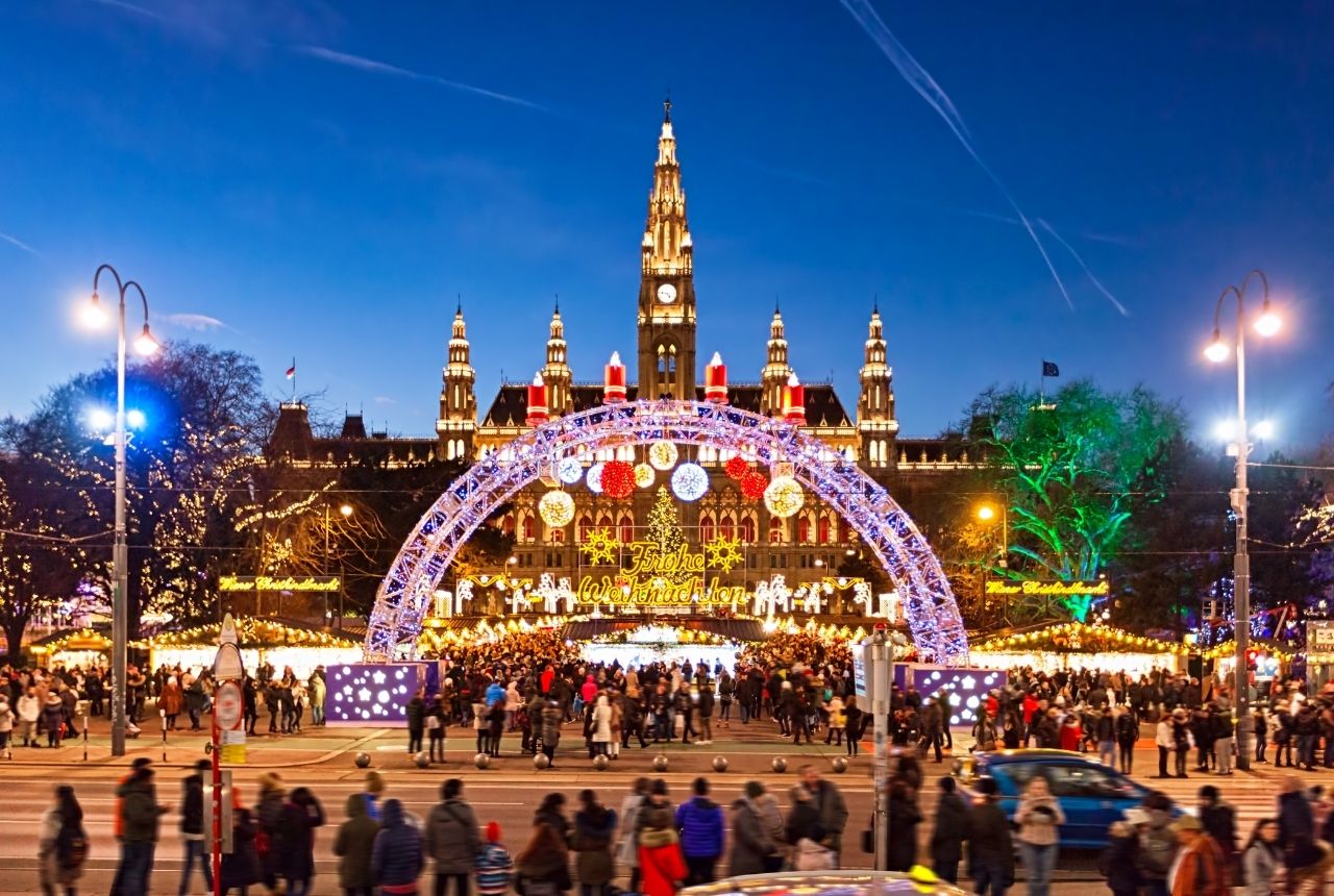 Mercado de Natal em Viena